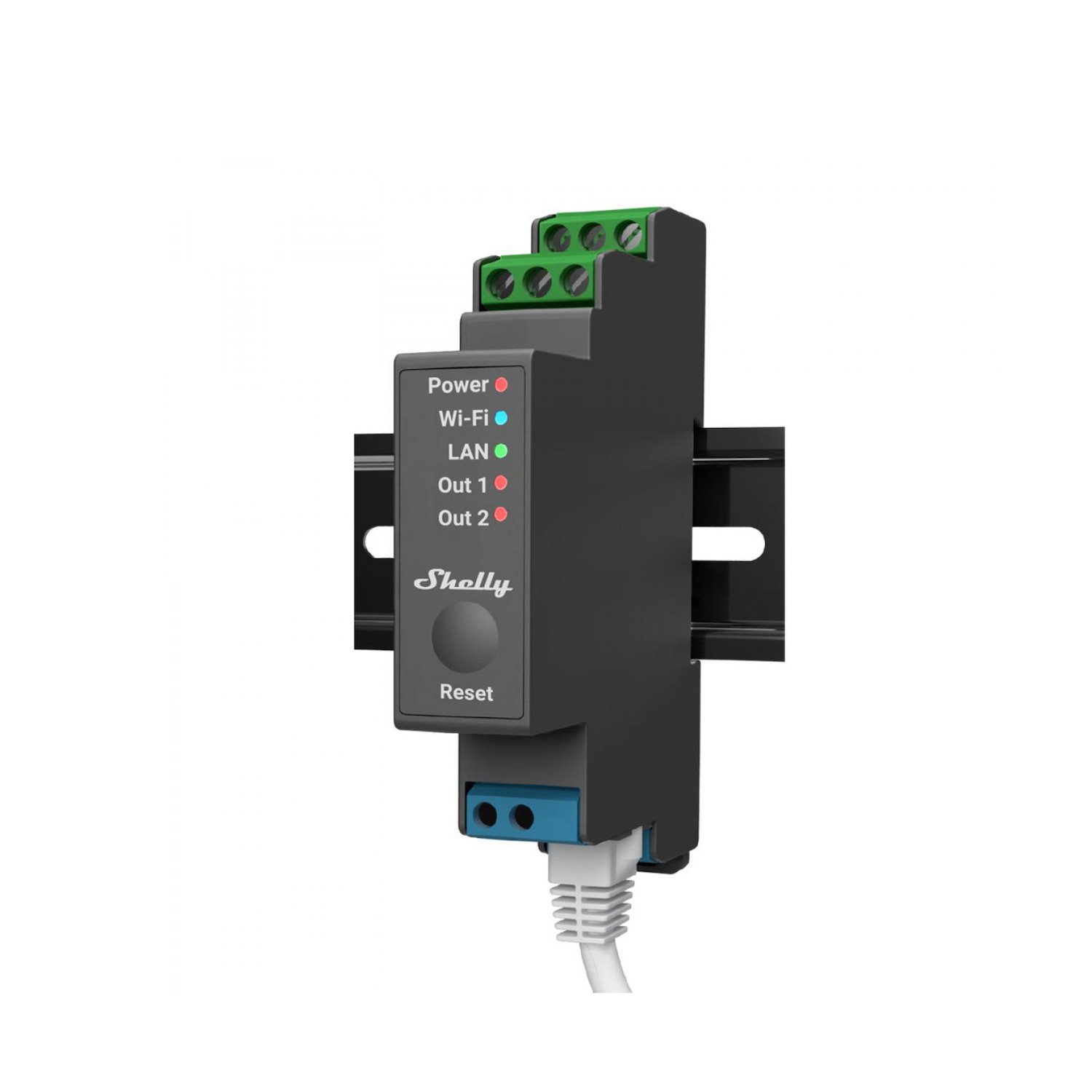 Shelly Wireless Switch Relay For Home Automation, App Works With Ios And Android, Max Charge 16A / FCC & Ul