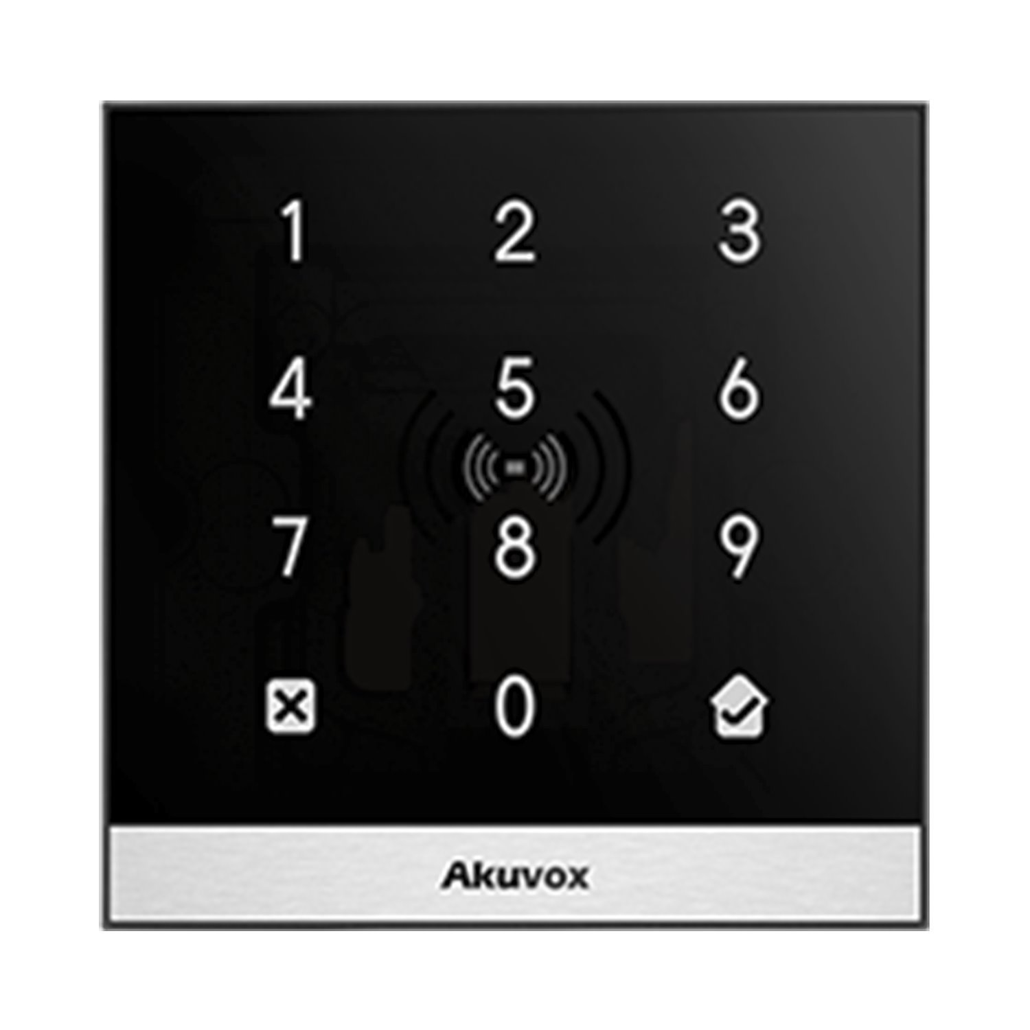 Akuvox Smart, Compact, And Stylish Access Control Terminal / Keypad / Prox 125 kHz / Mifare 13.56MHz / Web Management
