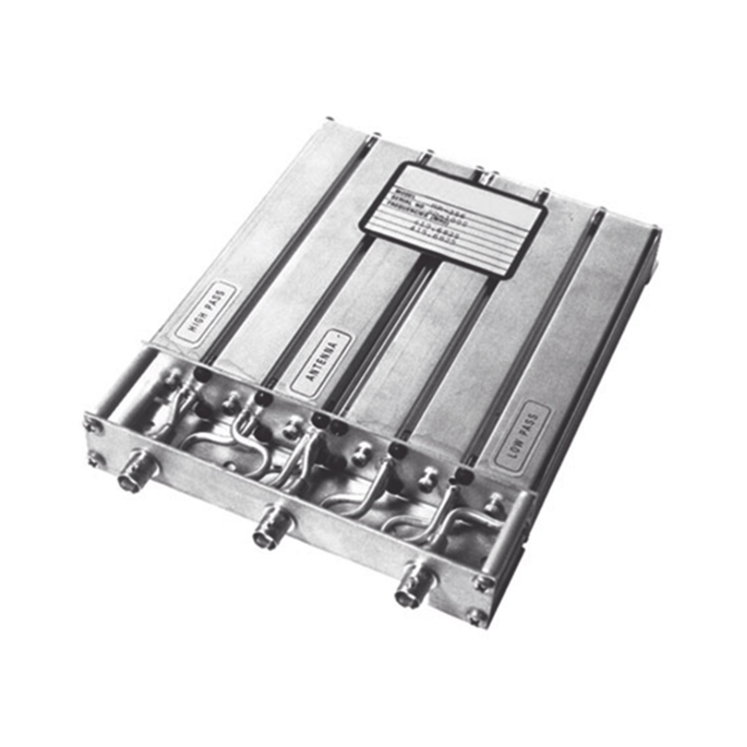 Sinclair Mobile Duplexer For 406-440 MHz, 6 Cavities, 5 To 10 MHz Tx-Rx Split, 50 Watt, BNC Female Connectors.