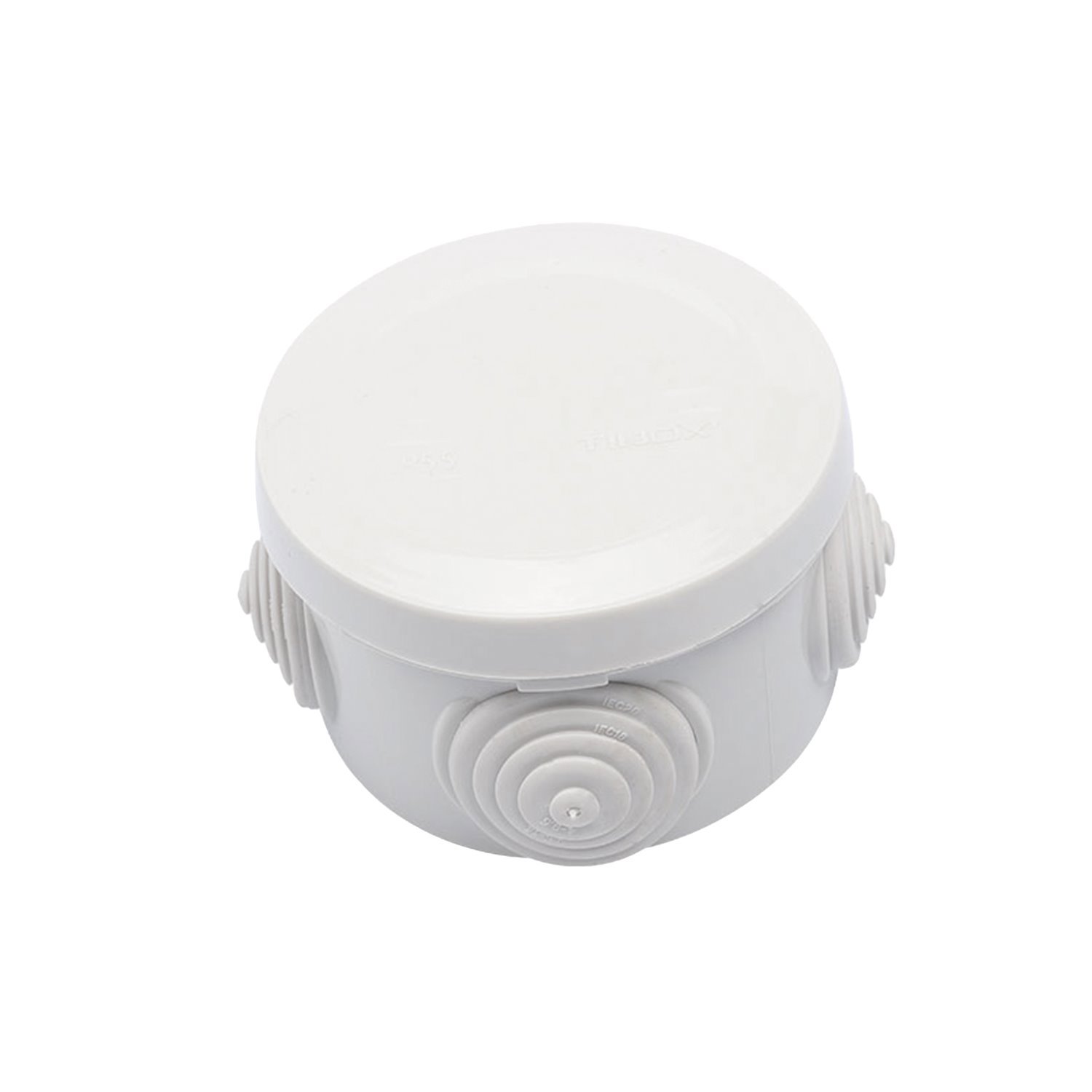 Precision Plastic Circle Enclosure (2.76 In Diameter X 1.89 In High) With 4 Rubber Sealing