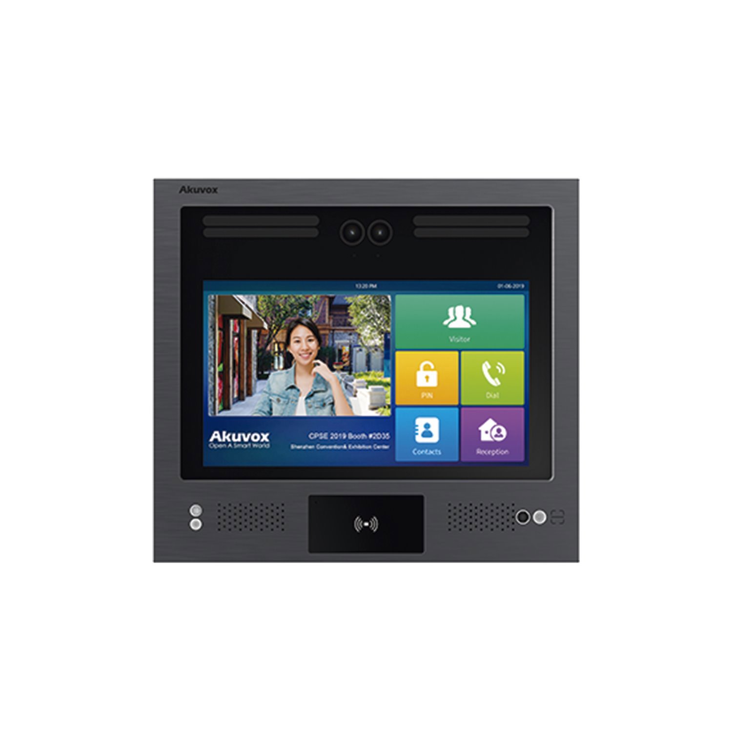 Akuvox Sip Android Door Phone / H.264 / Android Os V9.0 / Display 13 Inches LCD