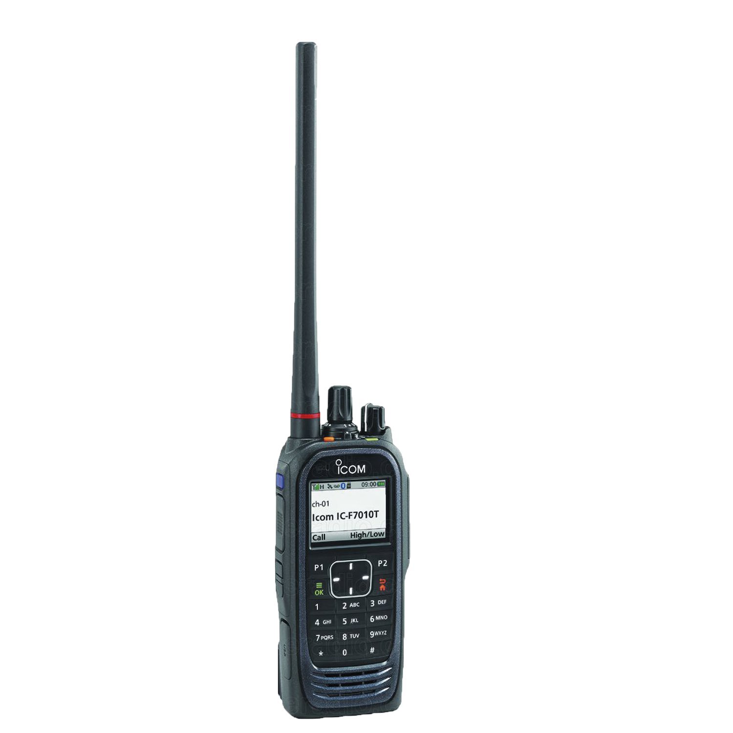 Icom Uhf 10-Key Type 380-470MHz P25 Conventional Portable Without A Full Keypad. Purchase Antenna And Charger Separately