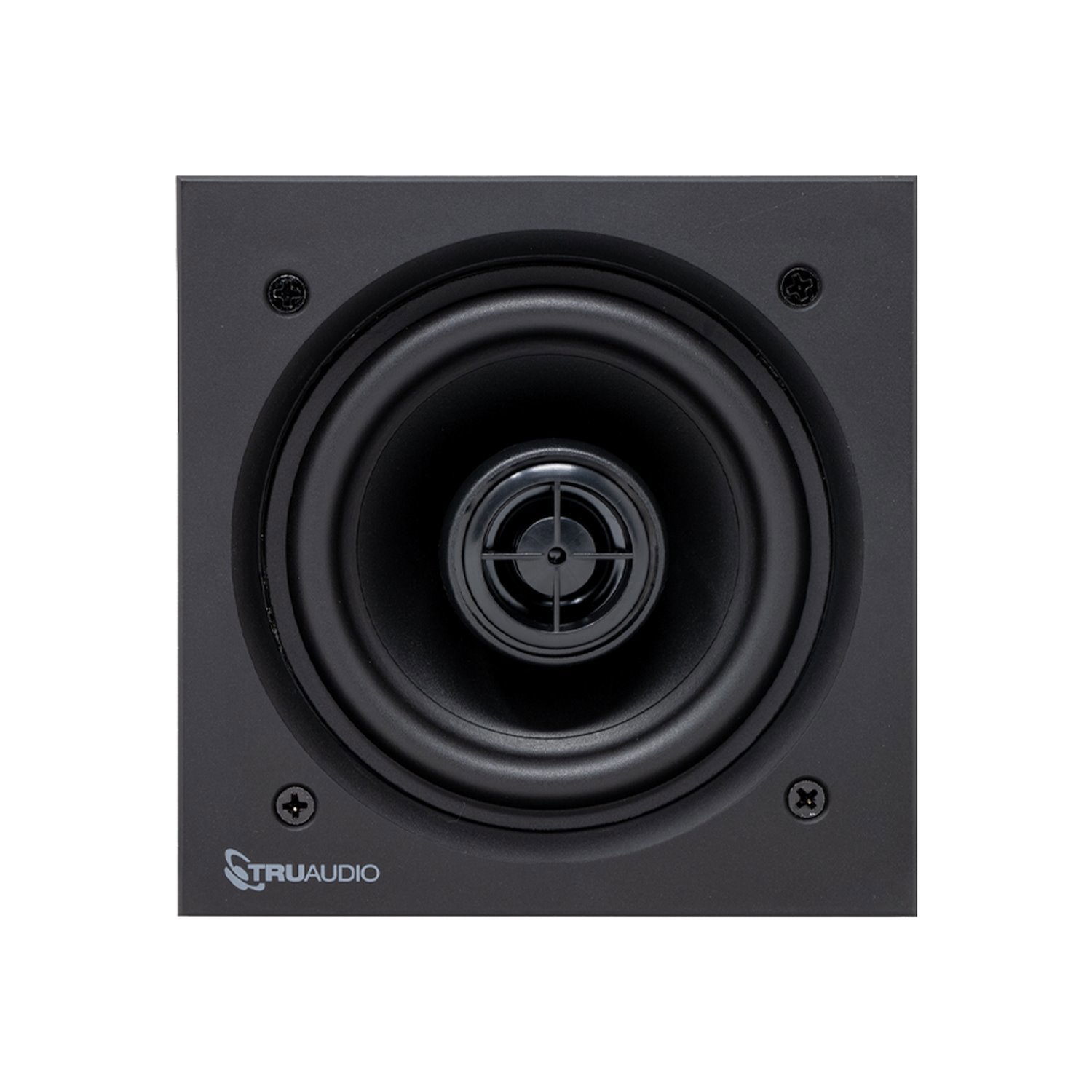 Truaudio Phantom Series, 2-Way In-Ceiling Speaker, 6.5 In Injected Poly Woofer, 1In Silk Dome Swivel Tweeter, 5-90 Watts, 8 Ohms