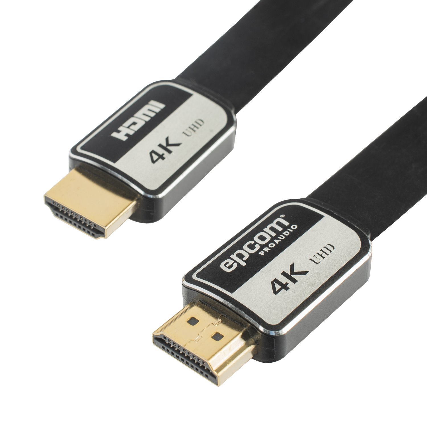Epcom Proaudio 6FT (1.8M) Hdmi Cable | High Definition | Version 2.0 | High Speed ??18Gbps | 4K@60Hz | Gold-Plated Connectors | Flat Type