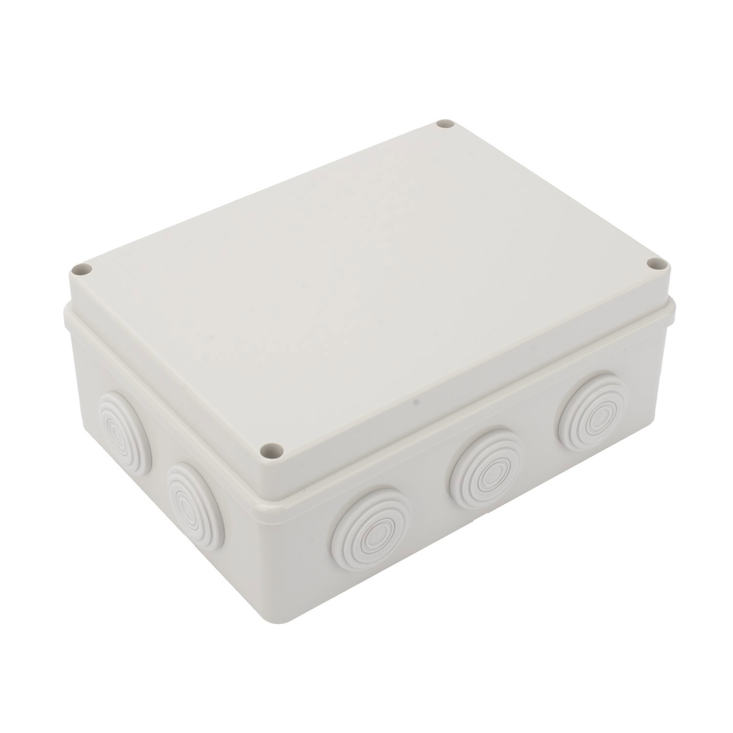 Precision Plastic Enclosure (3.937 Ã— 3.937 Ã— 2.126 In) With 6 Rubber Sealing