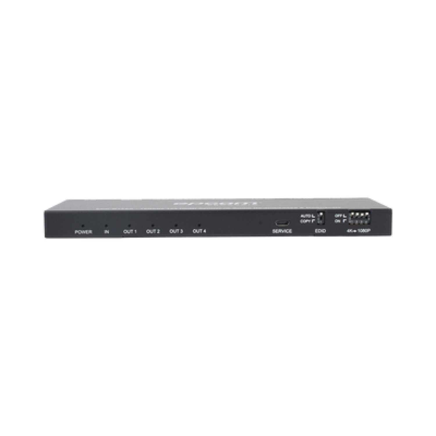 Epcom Proaudio 1X4 Hdmi Splitter | 1 Input To 4 Outputs (Simultaneous) | 4K@60Hz | Audio Extractor | Downscaler | HDR 4:4:4 | Edid | 18Gbps