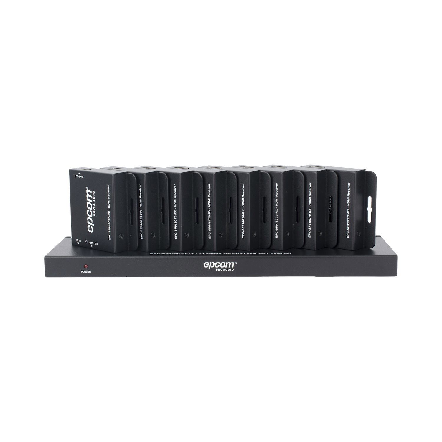 Epcom Proaudio 1X8 Hdmi Splitter | Extender Hdmi | 4K@30Hz 131FT |Â 1080p@60Hz 230FT | Function PoC | 4:4:4