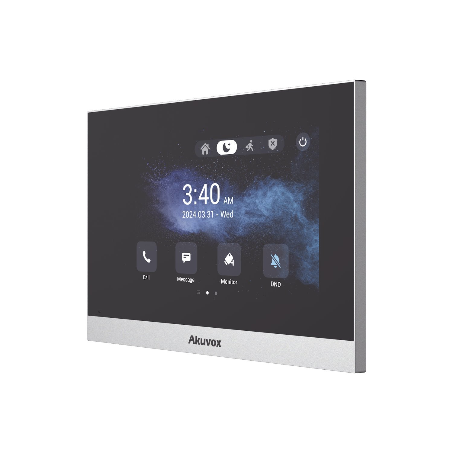 Akuvox Android Monitor / Supports Android Apps / 7" LCD Touch Screen / WiFi / WiFi Hotspot / Bluetooth / PoE / Sip / 8 Alarm Inputs / 1 Relay Output / Communication With Family Members' App / 100% Clo