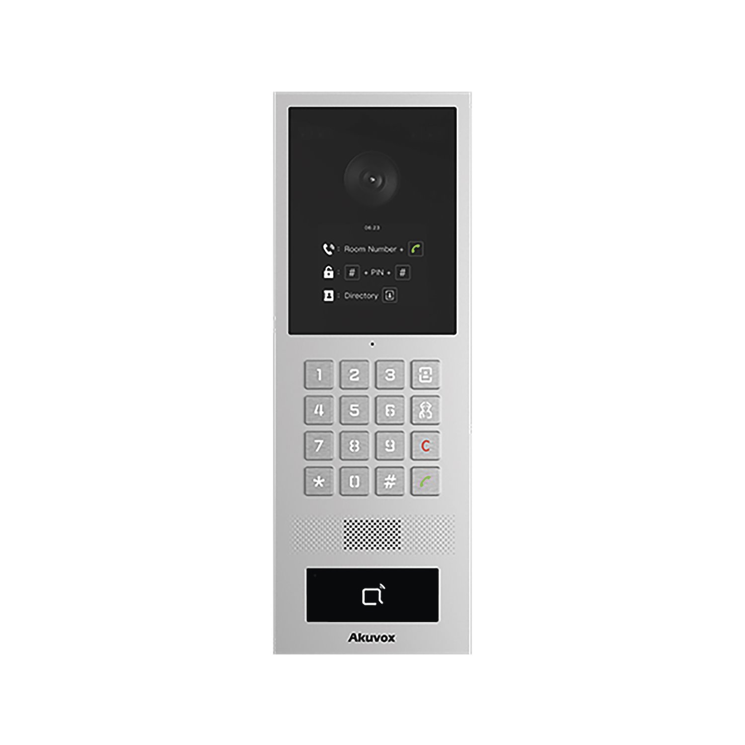 Akuvox Sip Intercom / 2MP Camera / Numeric Keypad / RF Card Reader / NFC