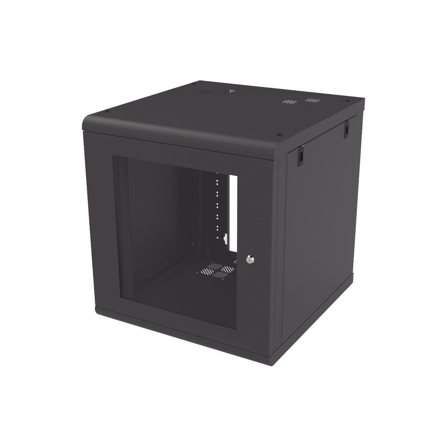 Linkedpro 12U Wall-Mount Cabinet With 25-Inch (635 MM) Depth, 19'' Reinforced Steel Rack: Compact And Durable For Professional Solutions