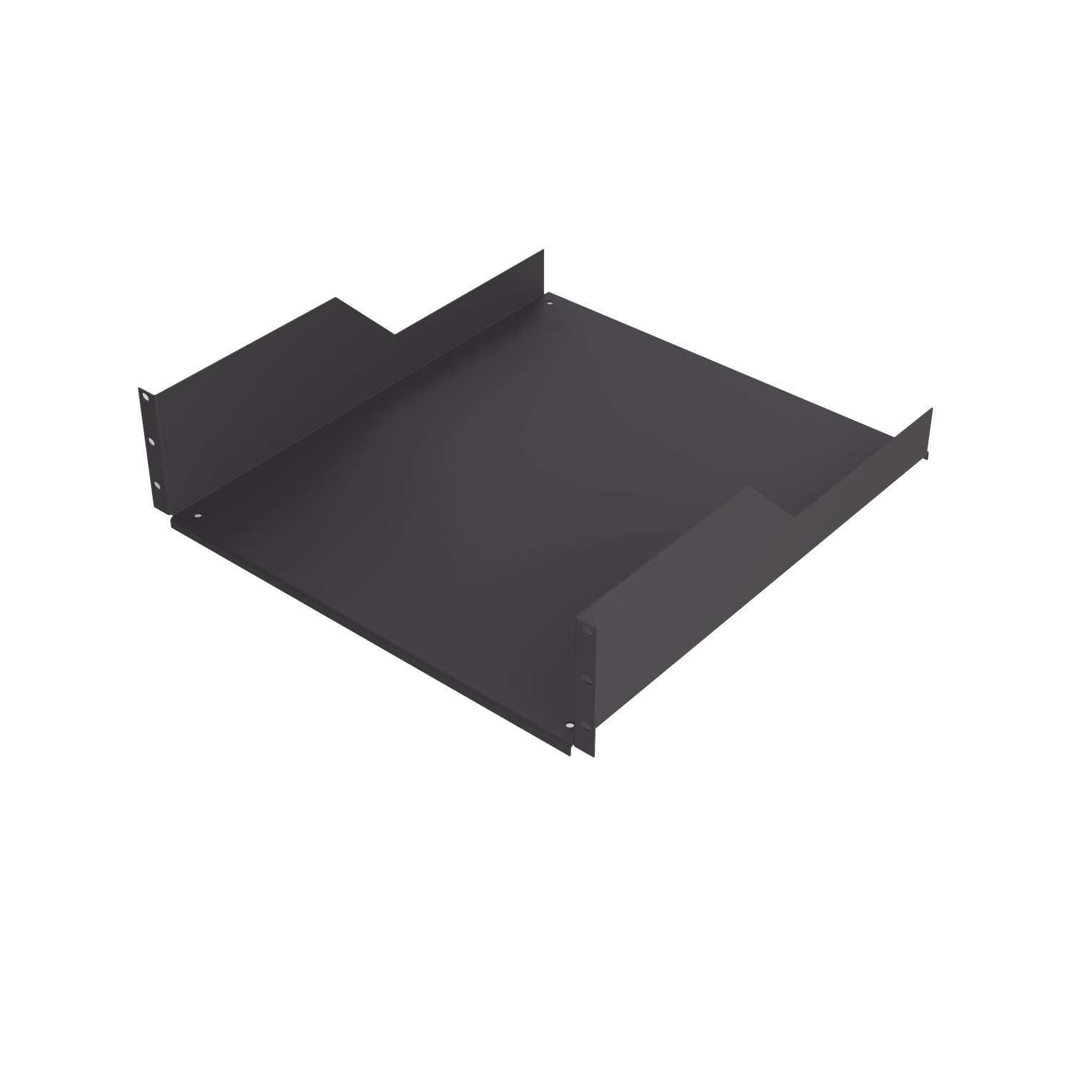 Linkedpro Tray For Supporting Equipment In A 19-Inch Rack, Depth Of 19.68 In (50 CM), Black, 3U