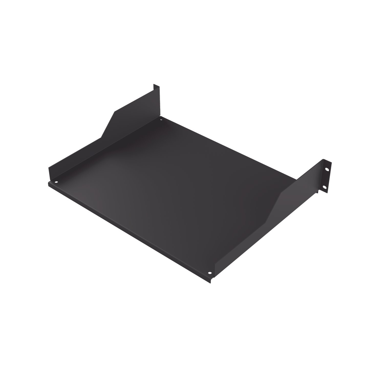 Linkedpro BY Epcom 19" Rack Equipment Shelf, 13.38 In (34 CM) Depth, Black, 2U