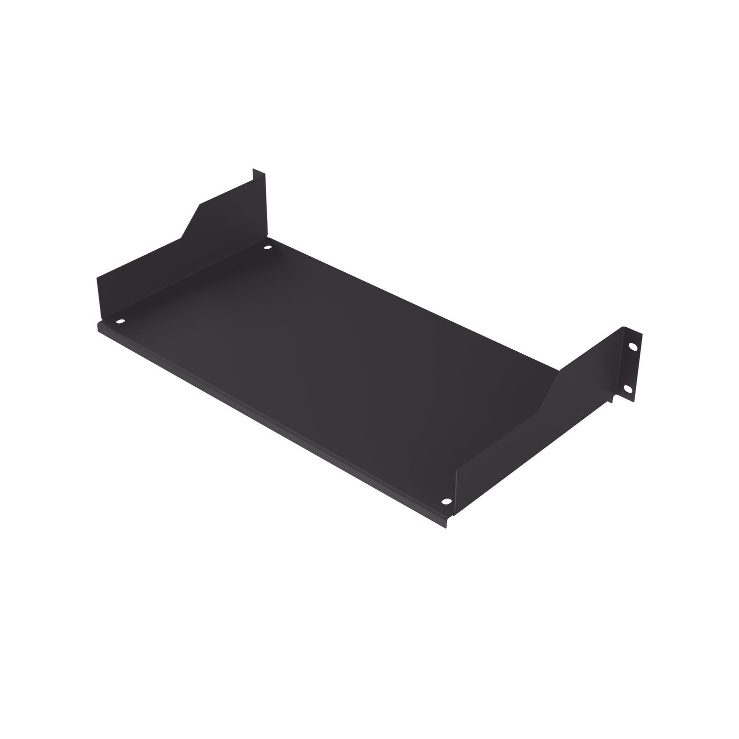Linkedpro 19" 2-Post Rack Shelf, 9.25 In (23.5 CM) Depth, 2 Rack Units