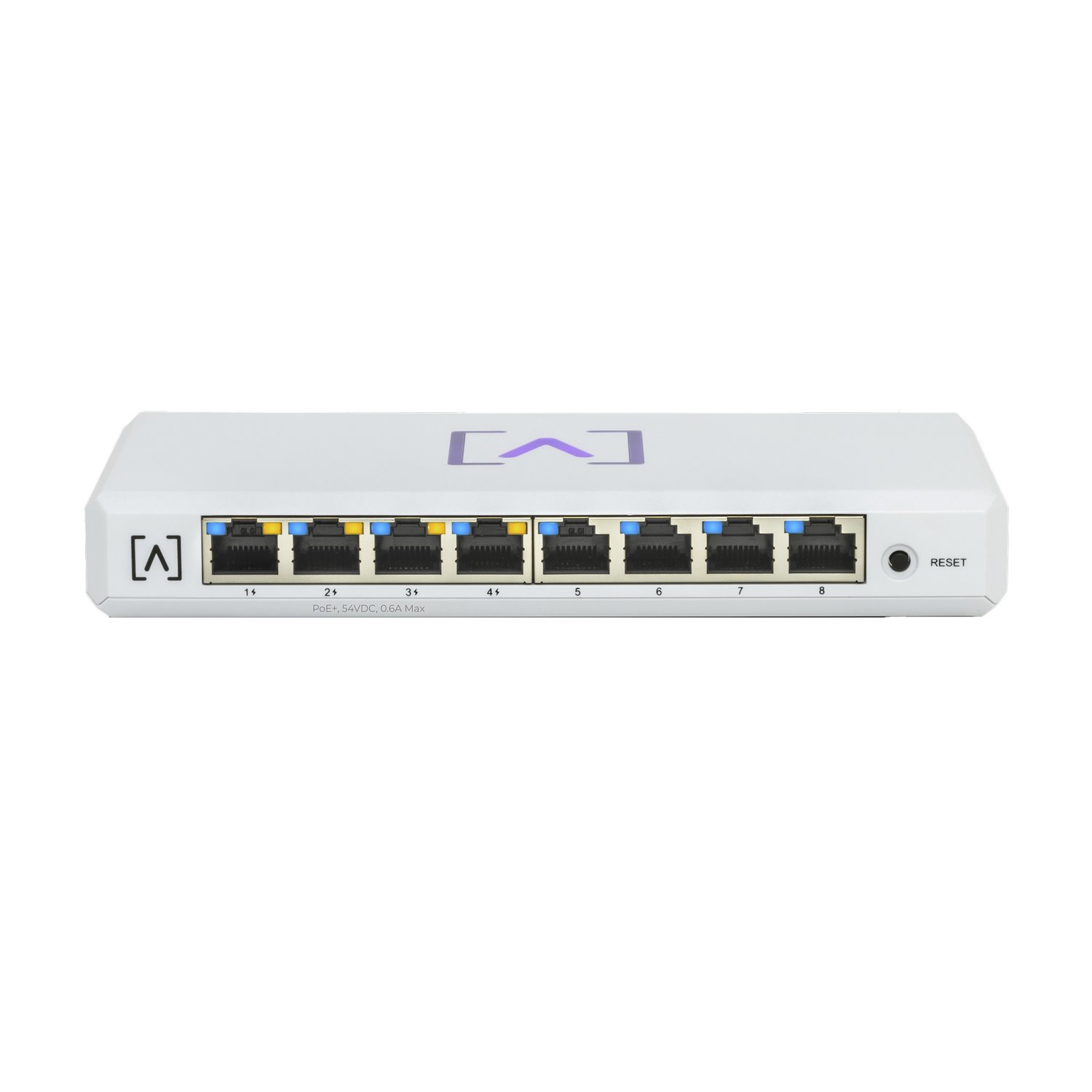 Alta Networks LLC. Managed Gigabit PoE+ Switch / 8 Ports 10/100/1000 MBPS / 4 PoE+ Ports / Up To 60W / Alta Networks LLC. Cloud.