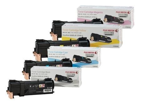 4 Pack Fuji Xerox DocuPrint CP305d,CM305df Genuine Toner Cartridges (CT201632-CT201635)