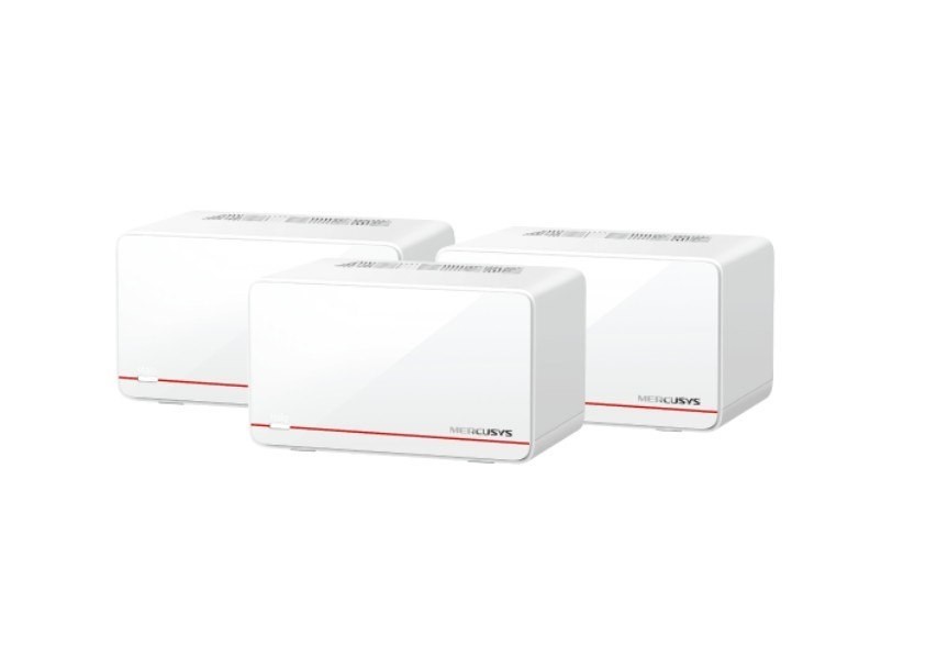 TP-Link Mercusys Halo H37BE(3-pack) Be6500 Whole Home Mesh Wi-Fi 7 System, 688 MBPS At 2.4 GHz, 5760 MBPS At 5 GHz, Mlo, 4096-Qam, Ofdma, Eht160 On 5GHz