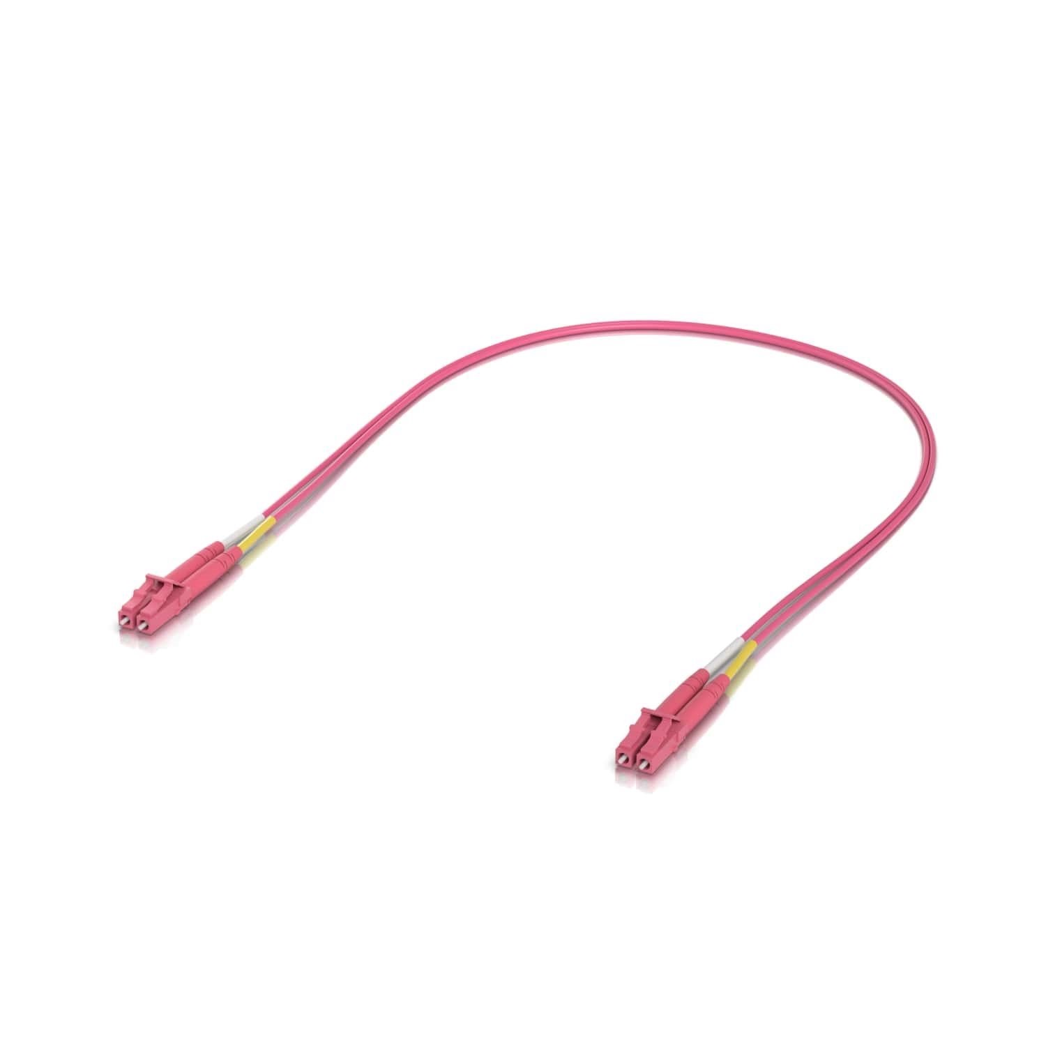 Ubiquiti Om4 Duplex LC Upc Fiber Patch Cable, Indoor Om4 Multi-Mode Fiber Patch Cable With Duplex LC Upc Connectors.