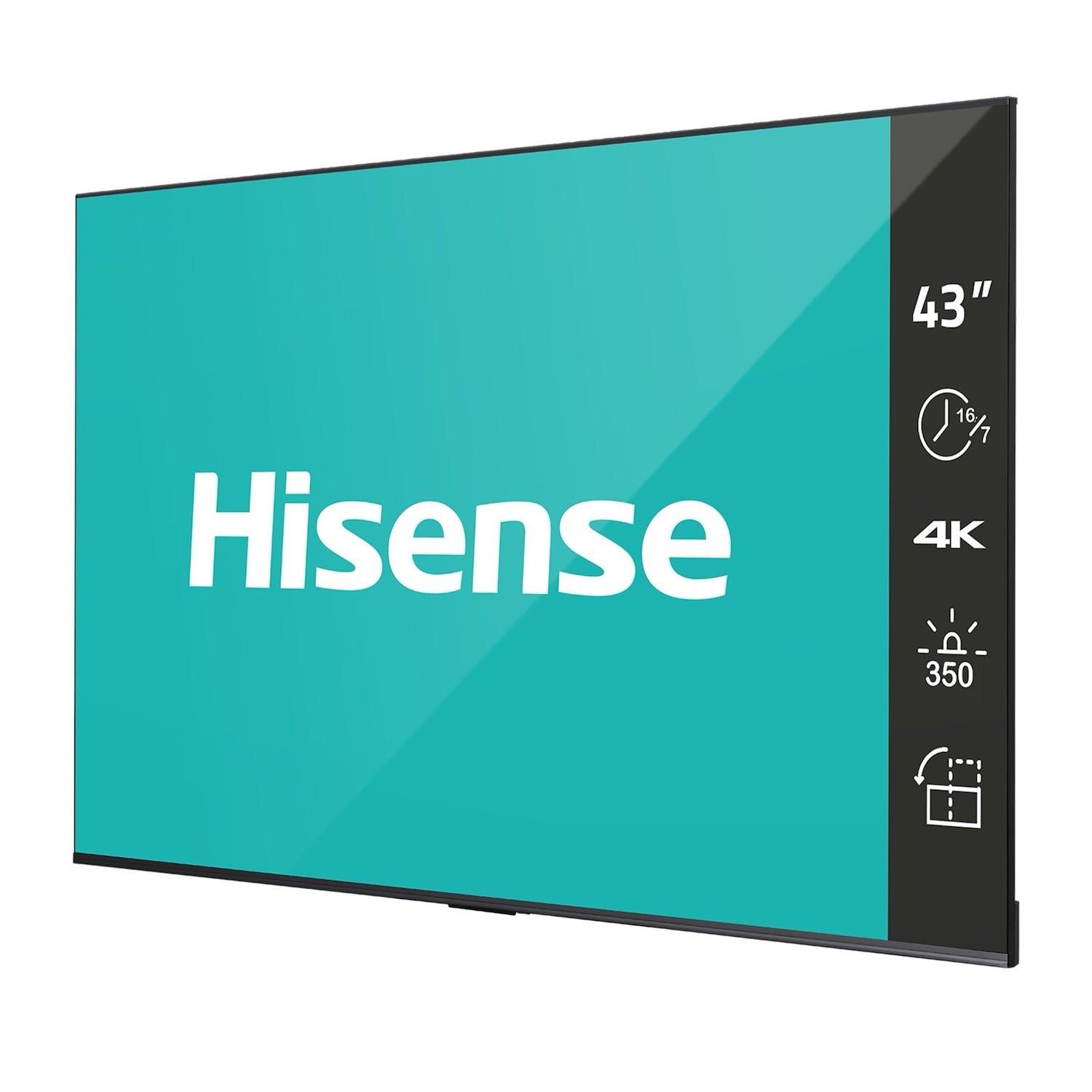 Hisense 43Dp30fe 43 Uhd Digital Signage 350Nit 16 X 7 Android 9