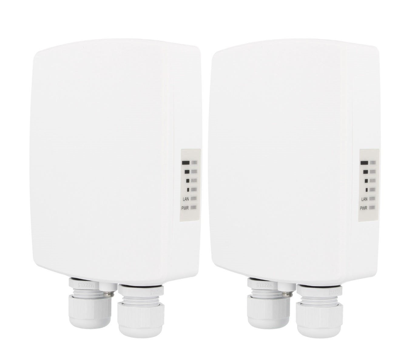 LigoWave | LigoVision 5-15Ac Wireless Bridge Kit – Pre-Configured 5GHz Outdoor Kit For CCTV & PTP/PTMP Applications | 15dBi Antenna, Dual Ethernet Ports