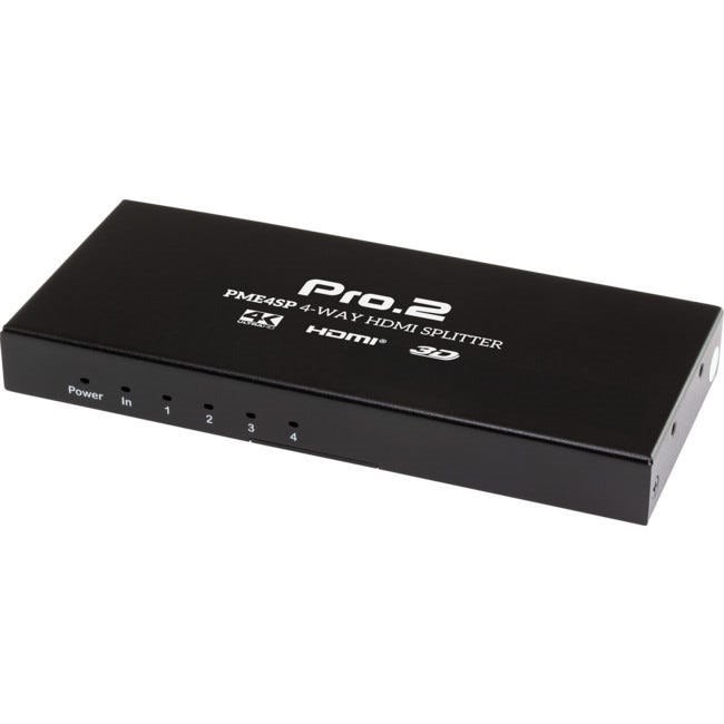 Pro2 4 Way Hdmi Splitter 1 In 4 Out