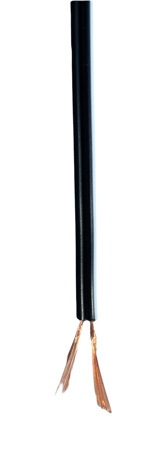Radum Figure 8 Cable 24/0.20 | 250M Black / White