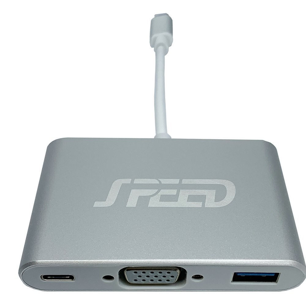 Speed Usb Type-C - Dsub/Usb/Pd Adapter