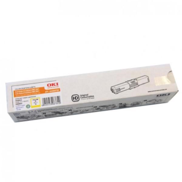 Oki 44469755 Original Laser Toner Cartridge - Yellow - 1 / Pack