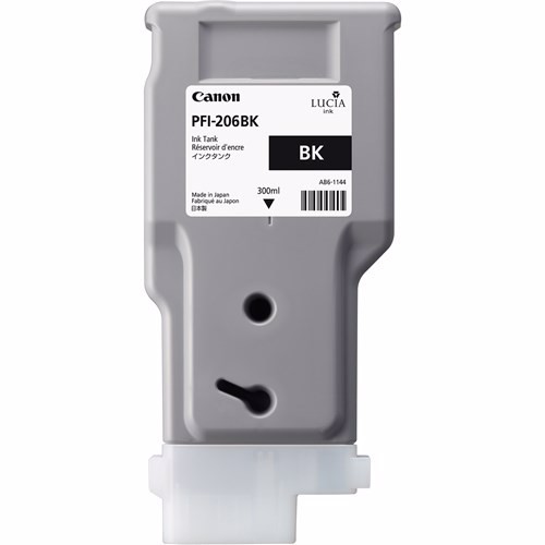 Canon Lucia EX PFI-206BK Original High Yield Inkjet Ink Cartridge - Black Pack