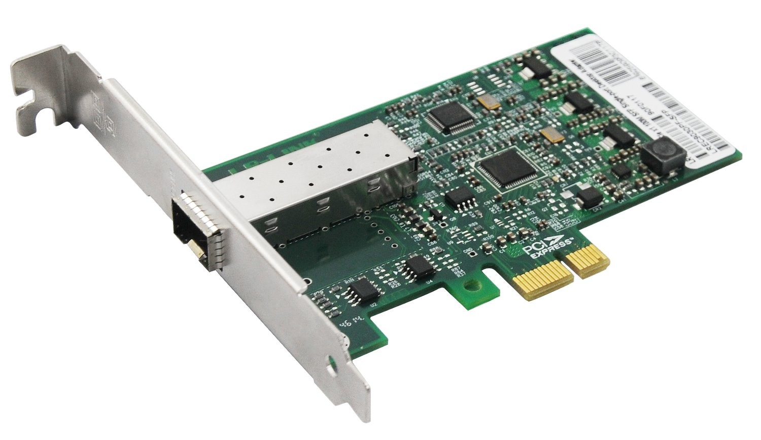 Plusoptic Pcie Nic, Single Port SFP 100Mb FX With Intel® 82574 Controller