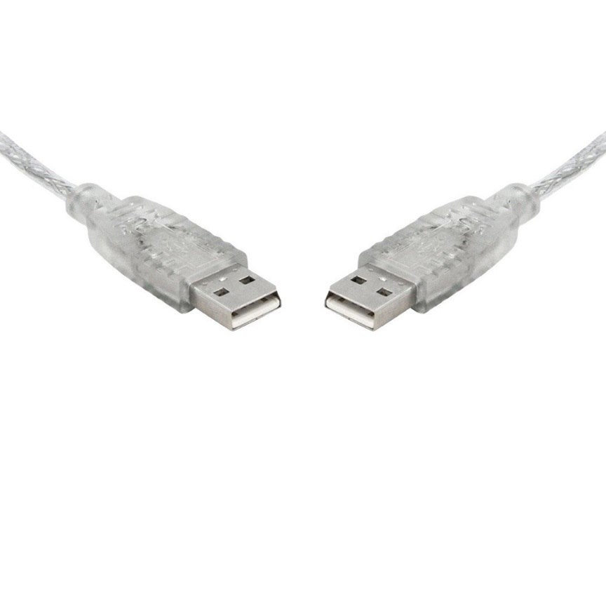 8Ware Usb 2.0 Cable 5M A To A Transparent Metal Sheath Ul Approved