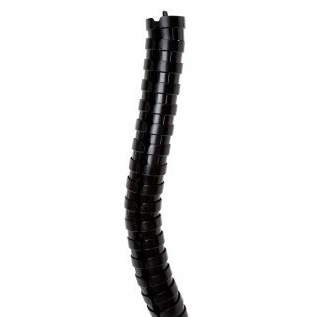 Oe Elsafe: Umbilical Cable Management - Pathfinder Ceiling To Desk 2140MM In Black