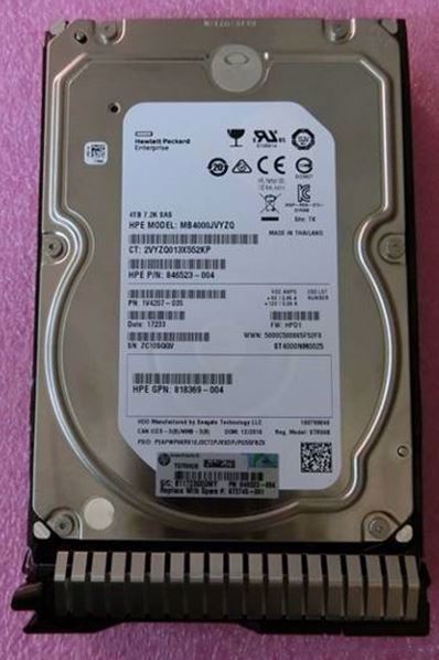 HPE 4 TB Hard Drive - 3.5" Internal - SAS (12Gb/s SAS)