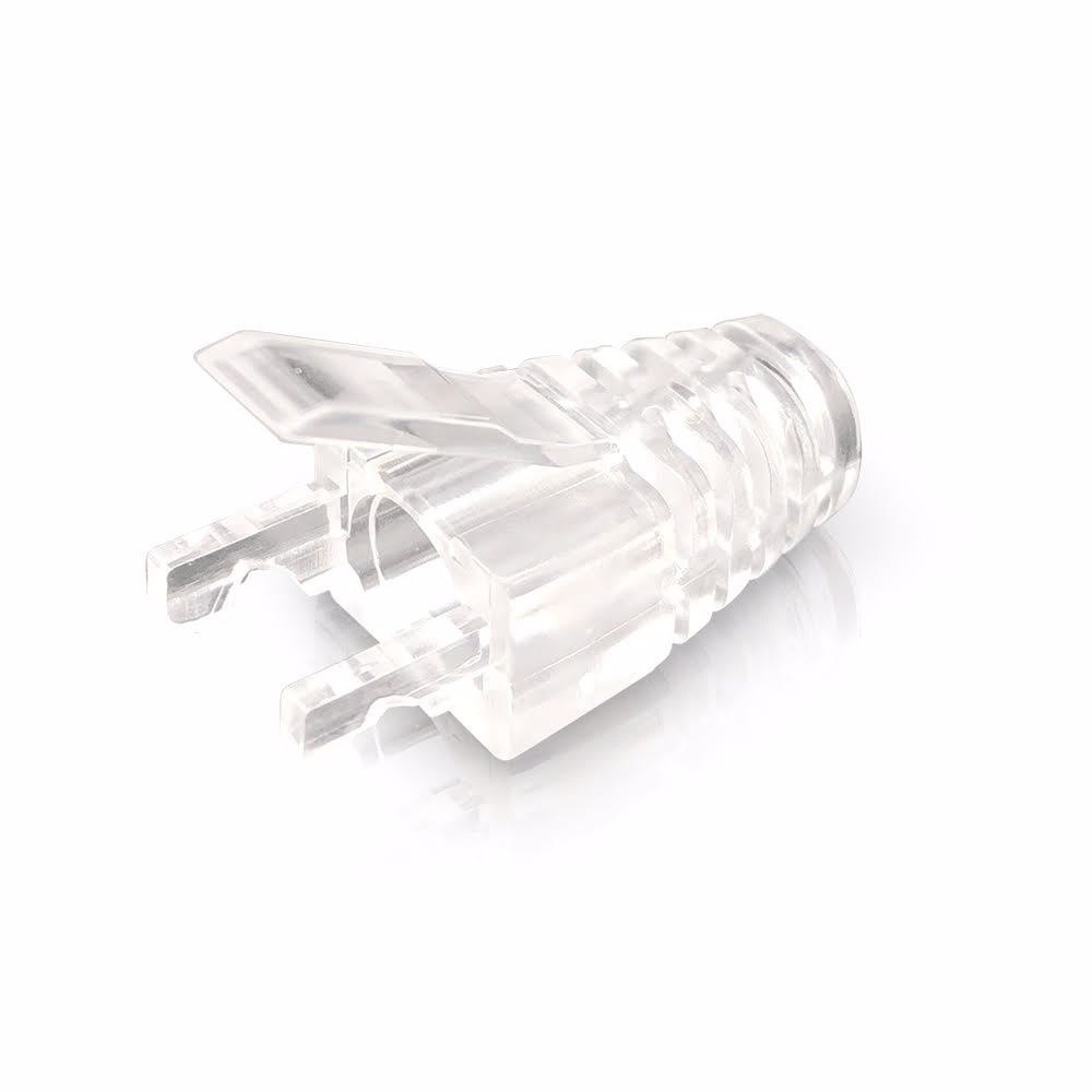ServerEdge RJ45 Cat6 Clear Strain Relief Boot: Bag Of 50