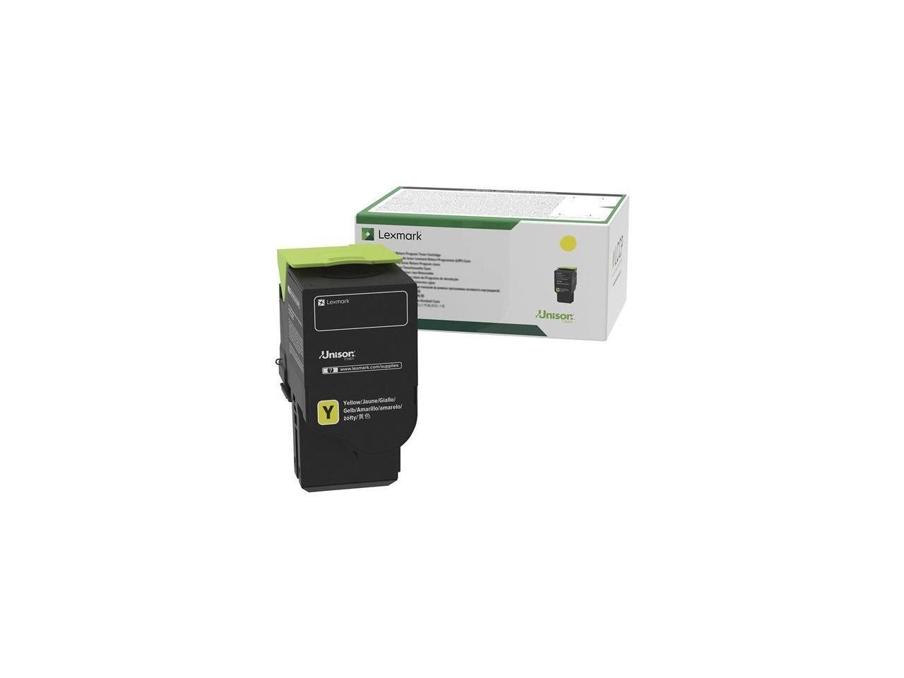 Lexmark Original Laser Toner Cartridge - Return Program - Yellow - 1 Pack