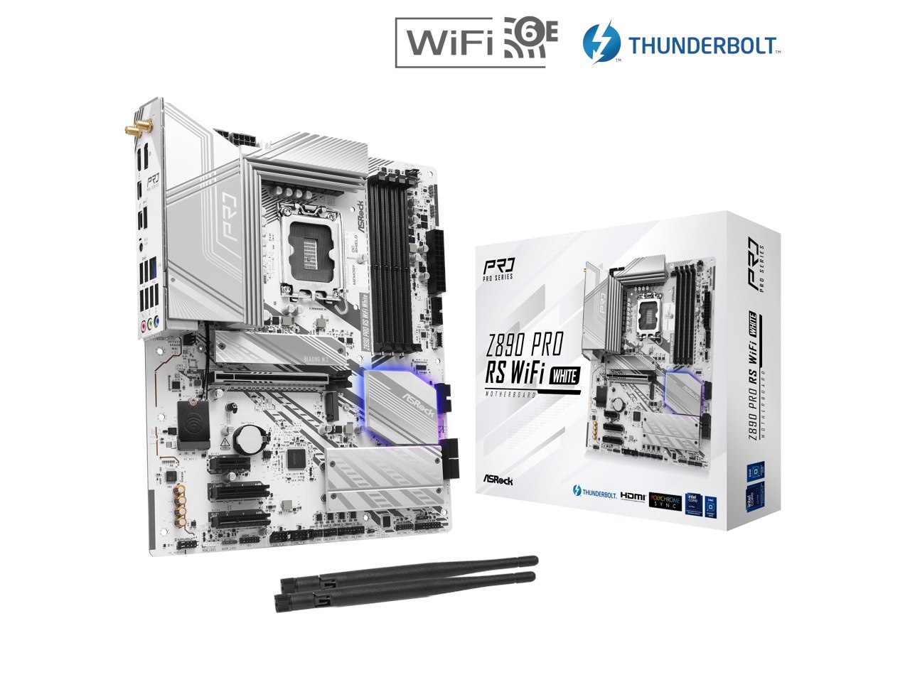 ASRock Z890 Pro RS Lga 1851 Intel Z890 Sata 6Gb/s Atx Motherboard