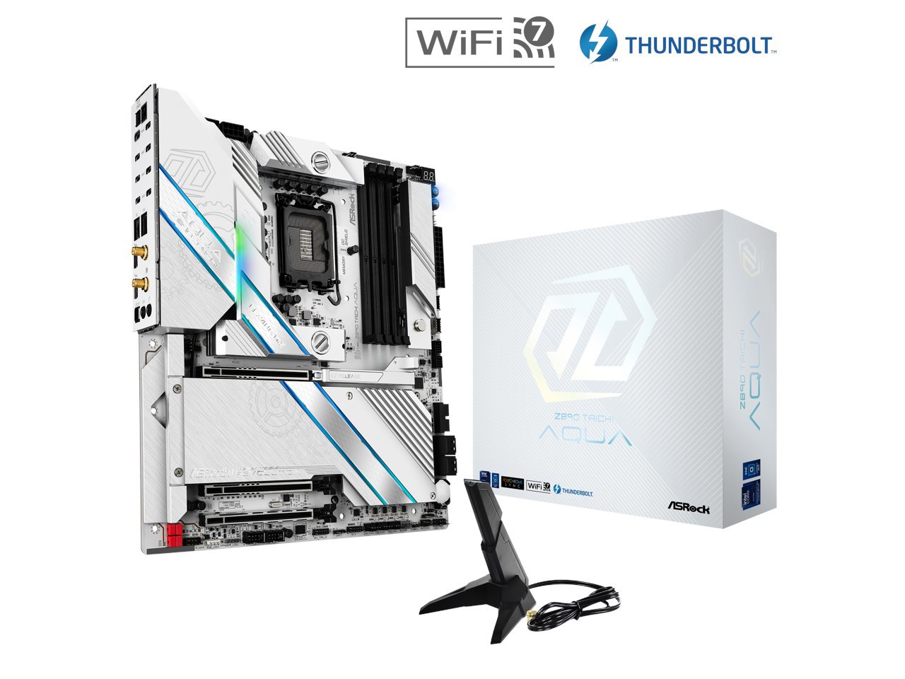 ASRock Z890 Taichi Aqua Lga 1851 Intel Z890 Sata 6G/s Eatx Motherboard