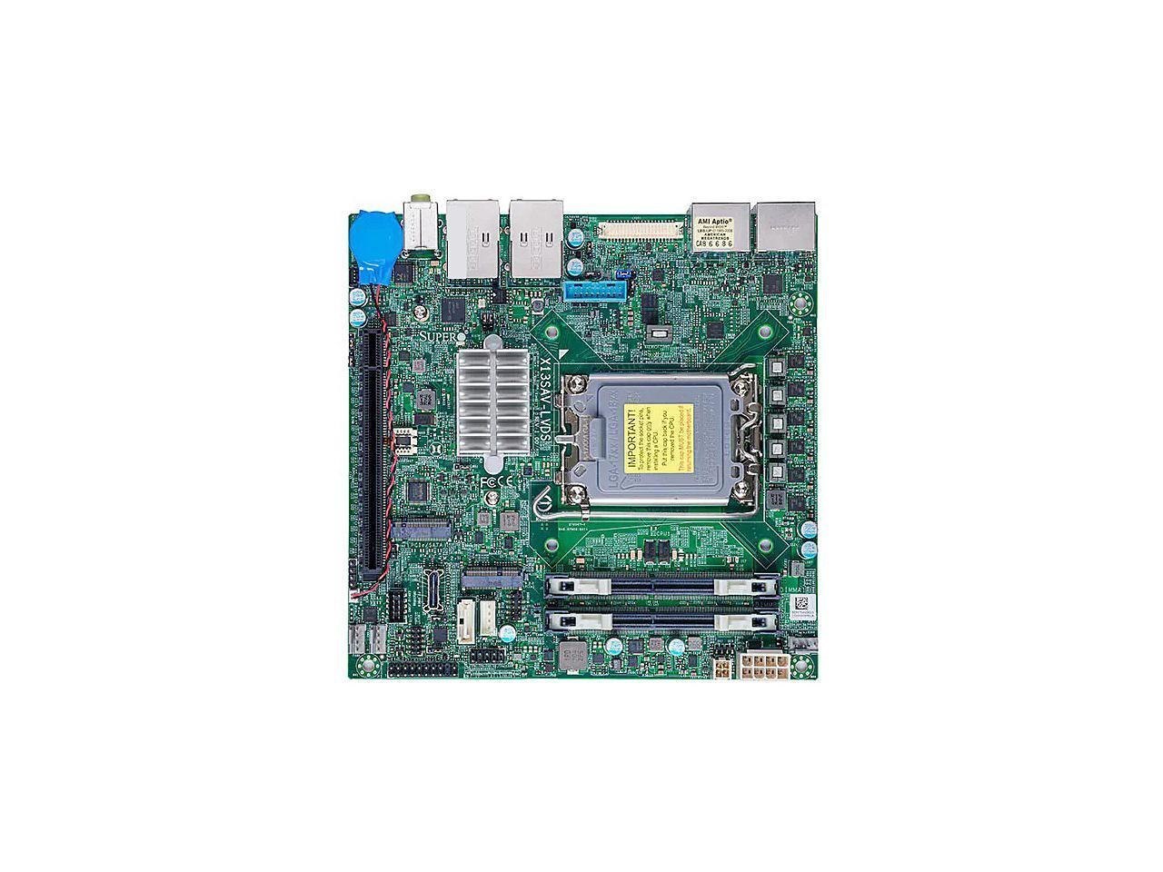 Supermicro Mbd-X13sav-Lvds-O Mini Itx Server Motherboard Lga 1700 Intel Q670e