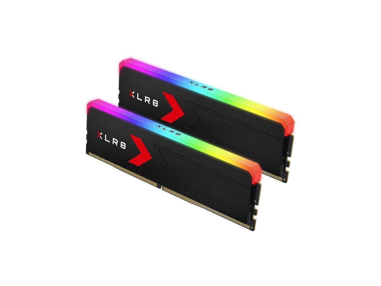 PNY Technologies PNY Epic-X 32GB (2 X 16GB) DDR5 6400 (PC5 51200) Desktop Memory Model MD32GK2D5640036XRGB