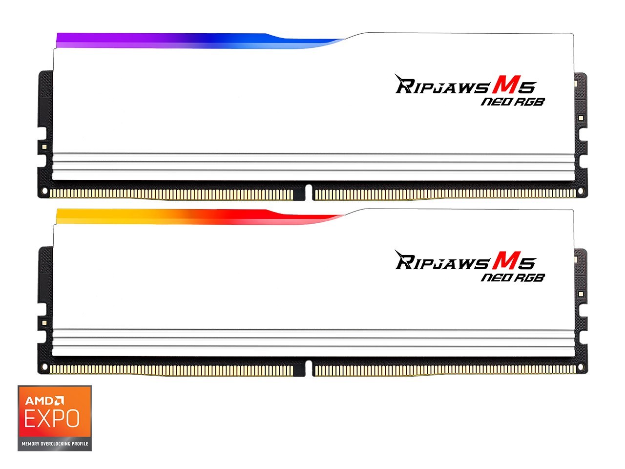 G.Skill Ripjaws M5 Neo RGB Series 32GB (2 X 16GB) 288-Pin PC Ram DDR5 6000 (PC5 48000) Desktop Memory