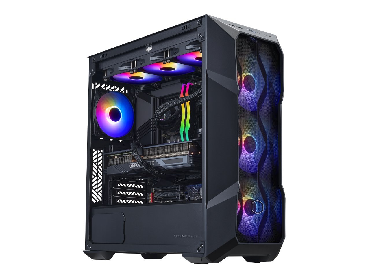 Cooler Master TD5 Pro - Intel Core Ultra 7-265KF - Radeon RX 7800 XT - 32GB DDR5 6000MHz - 2TB M.2 NVMe SSD - Windows 11 - 360MM Aio – Gaming PC