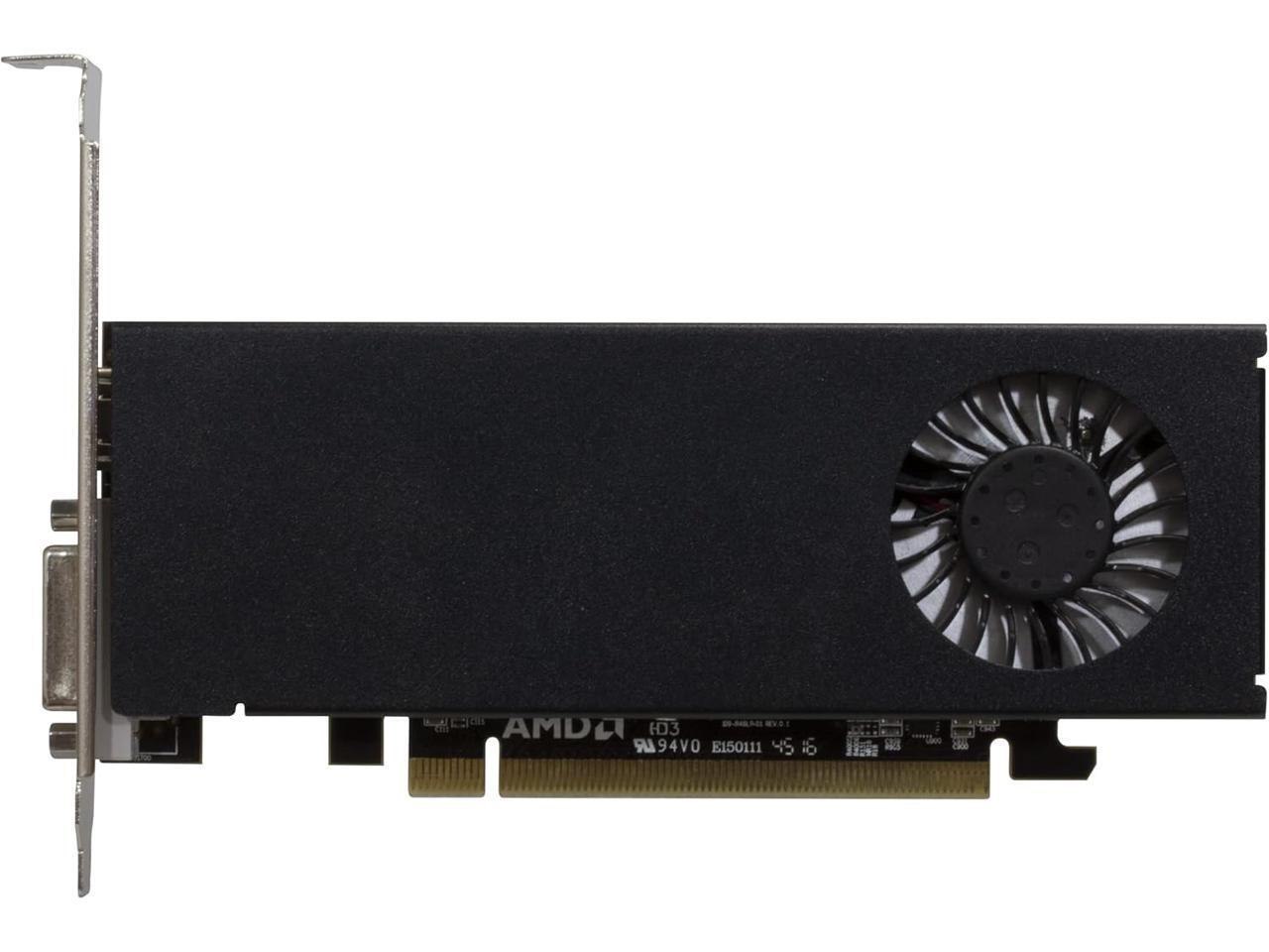 PowerColor Radeon 550 2GB DDR5 Pci Express 3.0 X8 Low Profile(With Atx Bracket) Video Card Axrx 550 2Gbd5-Hlev2