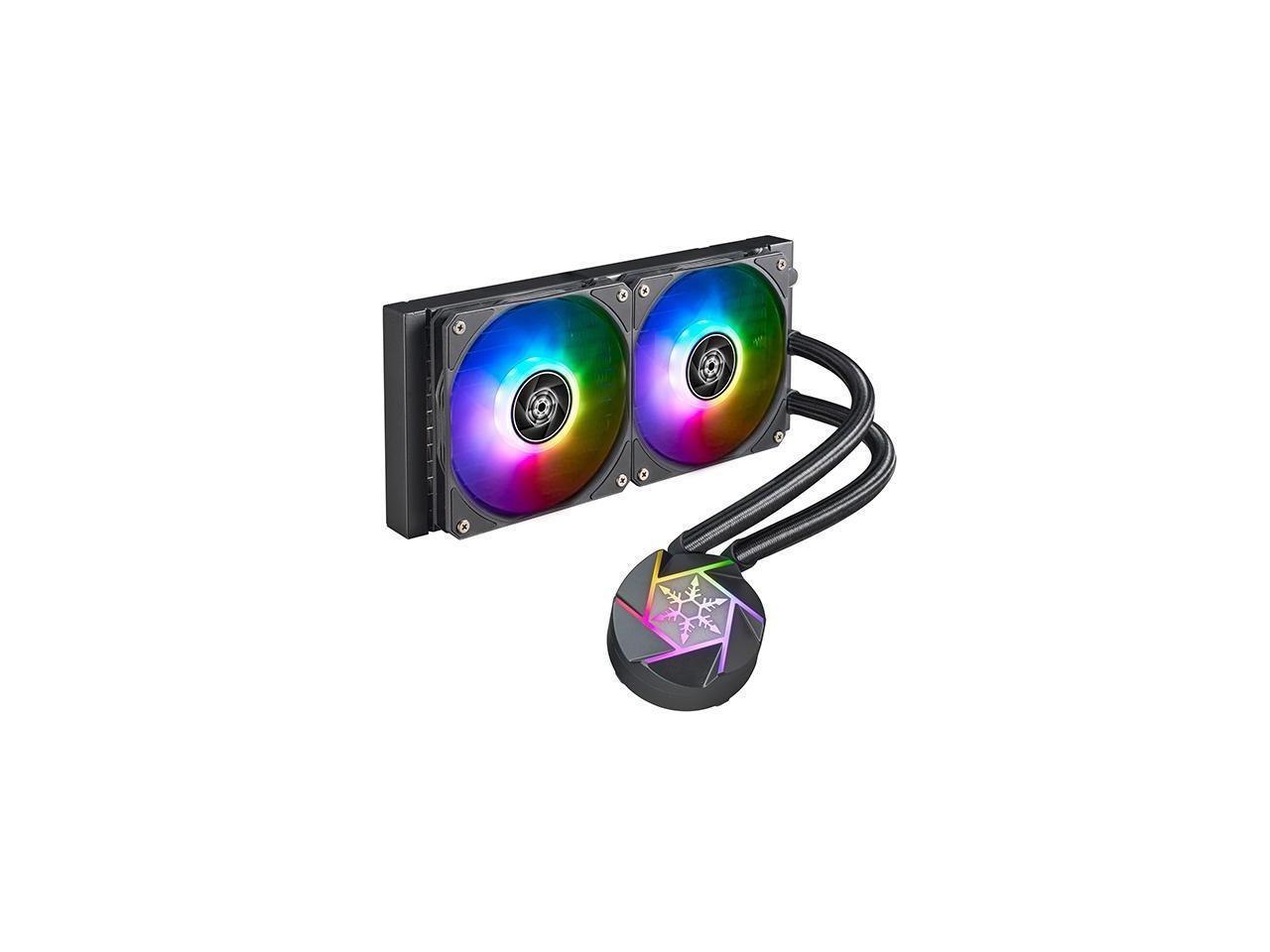 SilverStone Vida 240 Slim High Performance Slim All-In-One Liquid Cooler - Supports Intel Lga 1851/1700 And Amd Am5/Am4