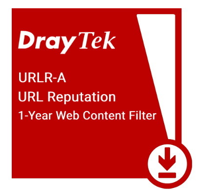 DrayTek URLR-A URL Reputation 1-Year Web Content Filtering (Group A)