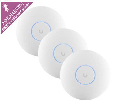 Ubiquiti U7-Pro UniFi Tri-Band Ceiling Mount WiFi 7 Access Point, Three Pack (9.3Gbps BE)