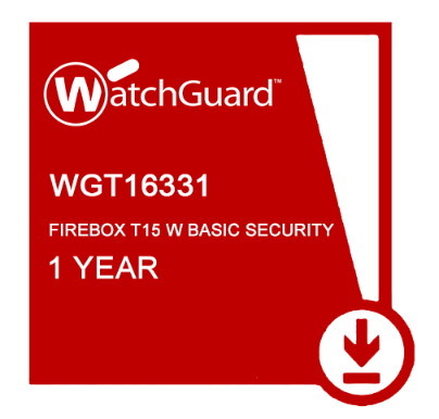 WatchGuard Firebox T15-W 1-Year Basic Security Suite Renewal/Subscription WGT16331
