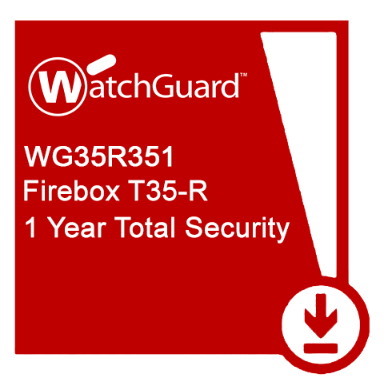 WatchGuard Firebox T35-R 1-Year Total Security Suite Subscription/Renewal WG35R351