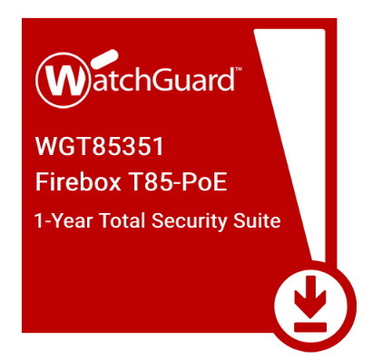 WatchGuard Firebox T85-PoE 1-Year Total Security Suite Renewal/Subscription