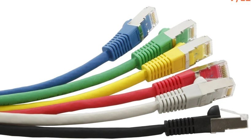 Cat6a Ethernet Cable/Patch Leads - SSTP LS0H Booted - Violet