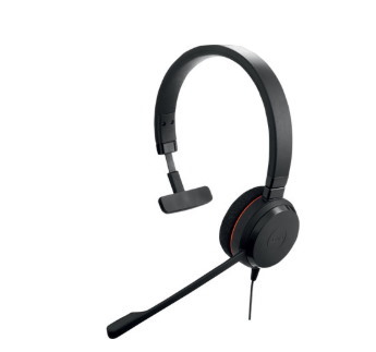 Jabra Evolve 20 Uc Mono - Headset - On-Ear - Wired - Usb-C, Usb-A - Noise Isolating - Alcatel-Lucent Certified, Avaya Certified, Certified For Microsoft Teams, Cisco Certified, Unify Certified