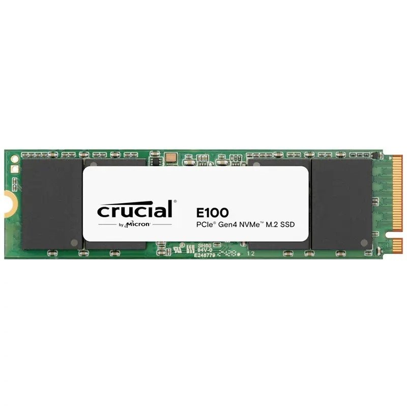 Crucial E100 2TB, M.2 Internal NVMe PCIe4 SSD, 5000R/4500W MB/s, 3YR WTY